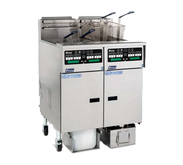 2 - Fryer Battery w/Filter System - Natural Gas